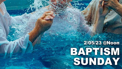 Baptism Sunday!