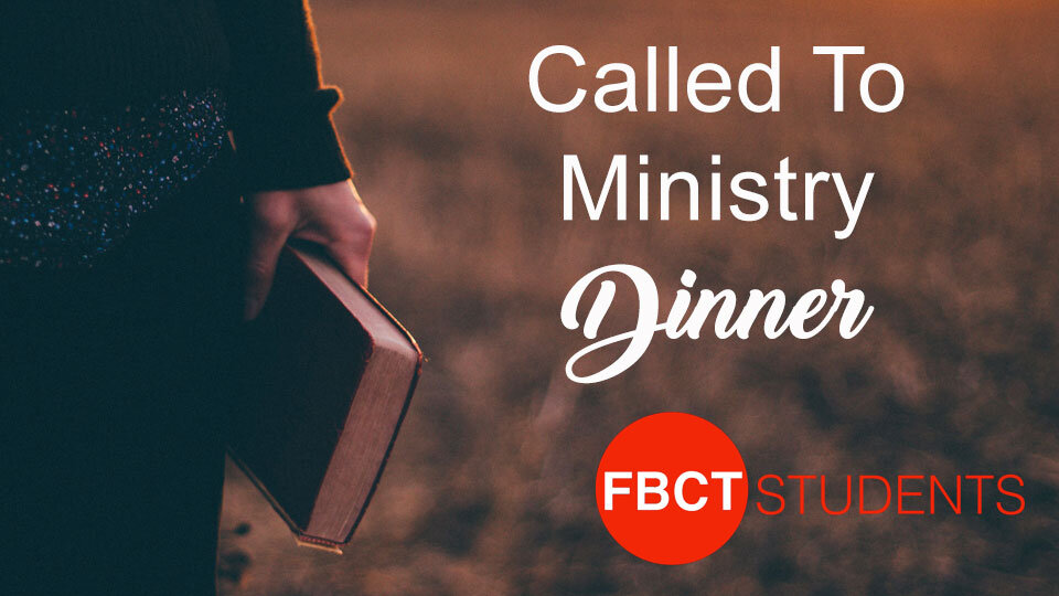 called to ministry dinner