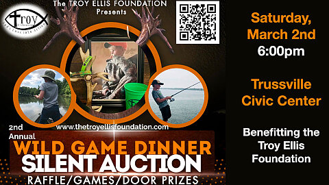 Troy Ellis Wild Game Dinner and Silent Auction